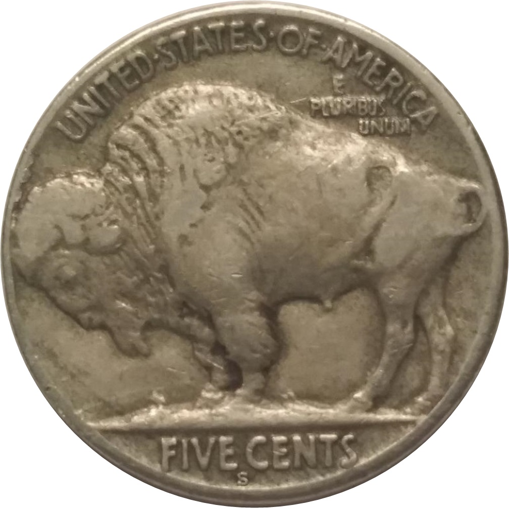 1927-S-5c-Buffalo-Nickel